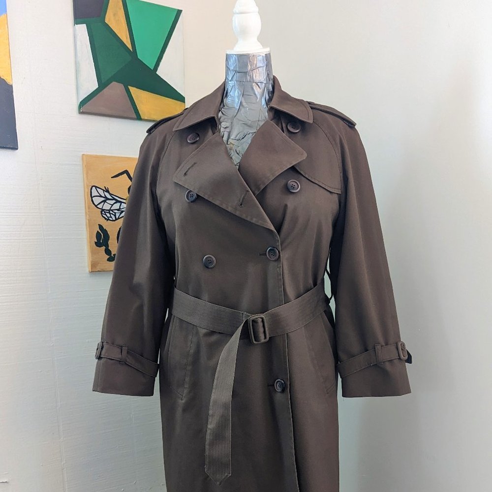 Vintage London Fog Trenchcoat with Removable Flannel Lining